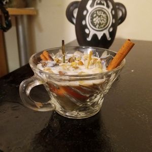 Homemade money candle